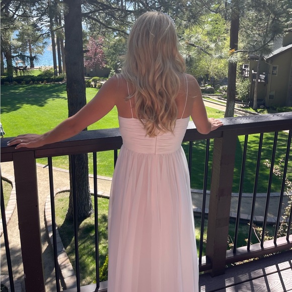 IEENA for Max Duggal White Sleeveless Midi Dress (Bridal) - Picture 5 of 6